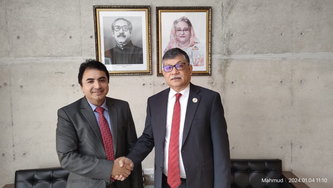 Mr. Md. Golam Rahman, Director General of Mission Audit Directorate, has paid an official visit with Mr. Masud Bin Momen, Foreign Secretary of MoFA on December 04, 2024.